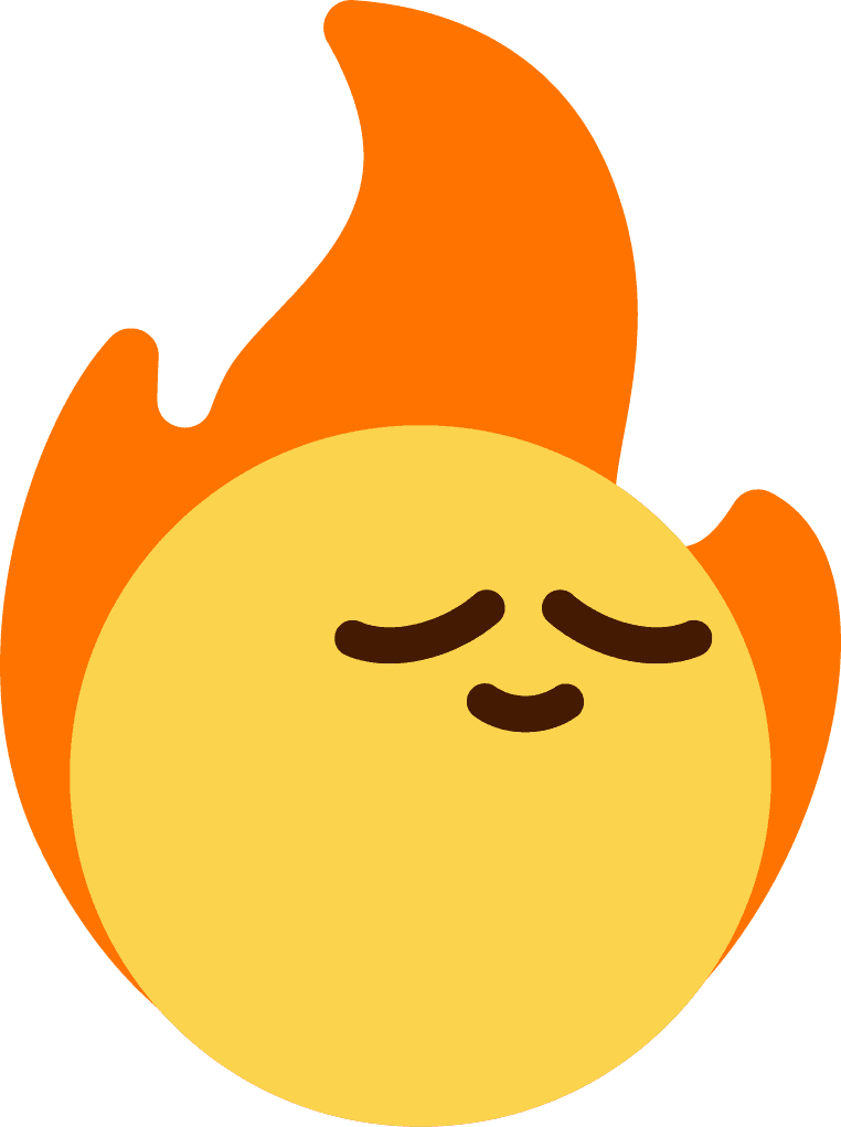 Daily Dose Fire Emoticon